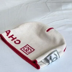 CHANEL | Accessories | Chanel Vintage Red Beanie | Poshmark display picture 2